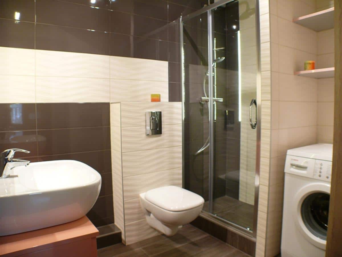 Architekci wnętrz - łazienka z wykonaniem pod klucz