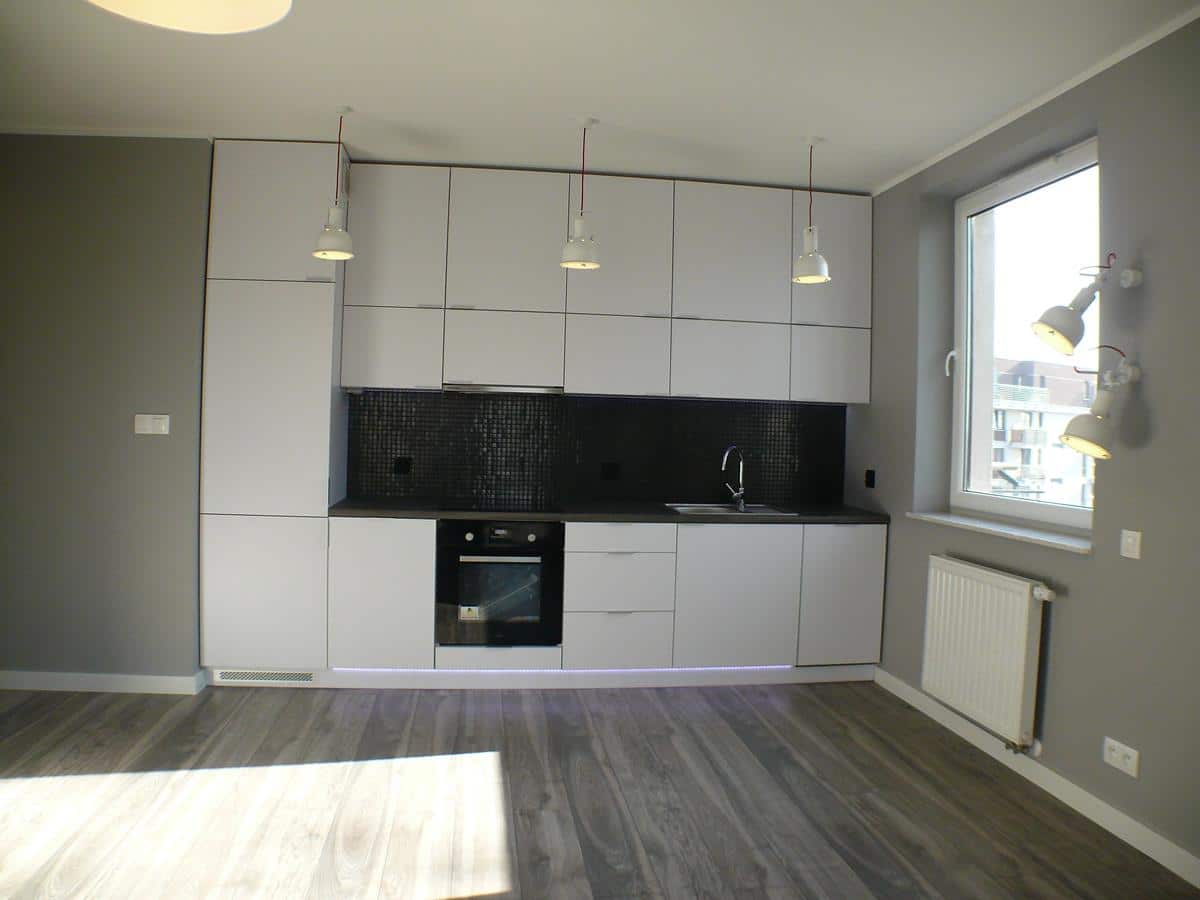Architekci wnętrz Kraków - kuchnia otwarta na salon