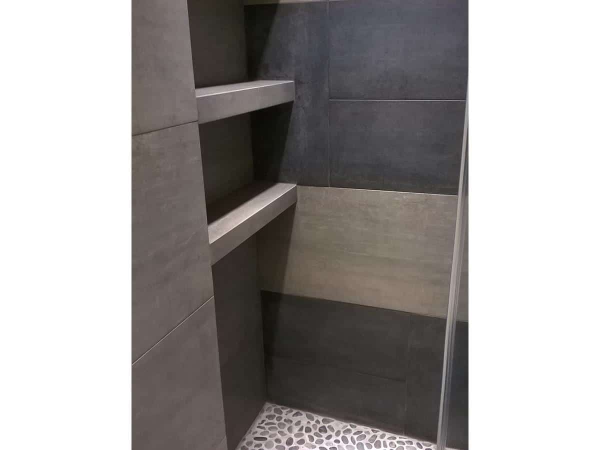 Architekci wnętrz - prysznic bezbrodzikowy projekt z wykonaniem