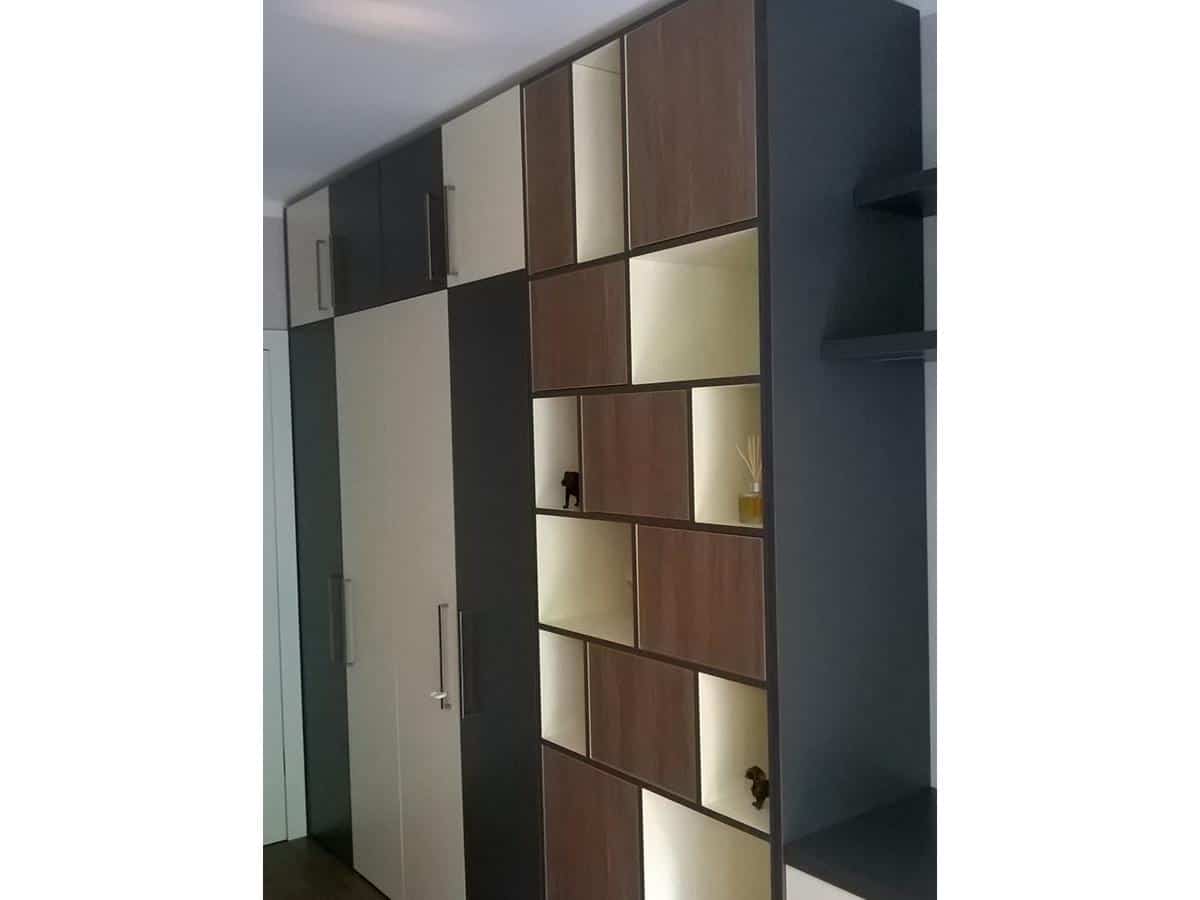 Projekty wnętrz zabudowa w salonie