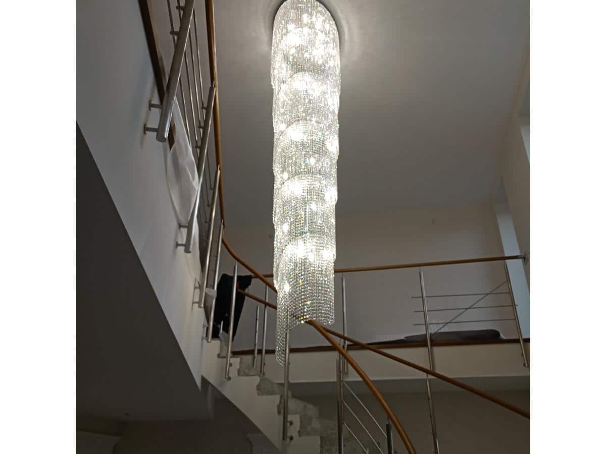 Wnętrza projekty - ekskluzywna lampa - projekt indywidualny z wykonaniem na zamówienie