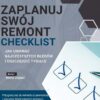 okładka Checklista Zaplanuj Swój Remont Jak Uniknąć Najczęstszych Błędów i Oszczędzić Tysiące